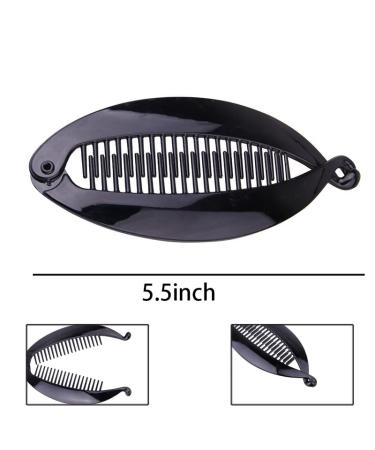 Banana Clips Hair for Thick & Fine Hair - Fishtail Hair Clip and Ponytail Holder for Women and Girls - Buy Online on GoSupps.com