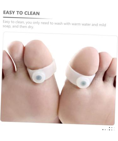 25 Pairs Magnetic Toe Rings - Elastic Acupoint Covers & Practical Toe Supplies for Improved Wellness - Buy Online on GoSupps.com