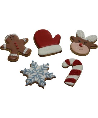 LOLLOSHOP Christmas Cookie Box Decorated with Royal Ice Cream Candy Christmas Creations - Buy Online on GoSupps.com
