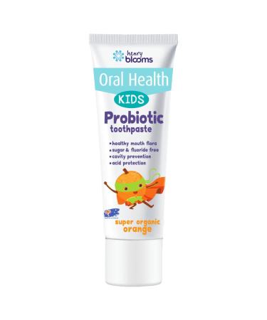 Blooms Kids Probiotic Toothpaste Organic Orange 50g