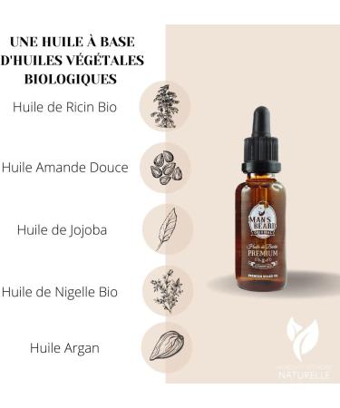 Man's Beard Premium Beard Oil - Buy Online on GoSupps.com