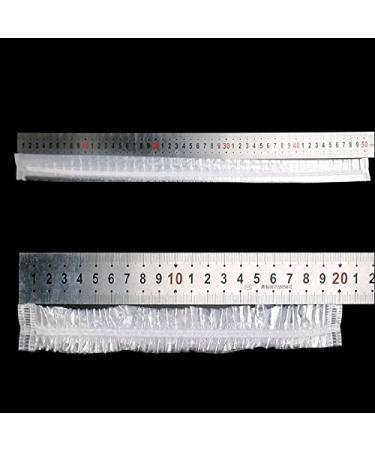 100 PCS Clear Disposable Plastic Shower Caps - Large Elastic Thick Bath Cap for Women - Ideal for Spa, Home Use, Hotel, and Hair Salon - Individually Wrapped - 19.7 Inch - Buy Online on GoSupps.com
