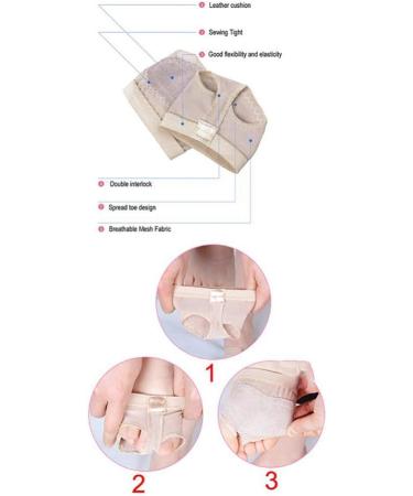Milist Toe Protection Paws Pad - 3 Pair Anti-Pain Fitness Socks & Insoles for Ballet and Contemporary Dance - Buy Online on GoSupps.com