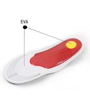 Arch Support Orthopedic Insoles Insoles for Men and Women Shock Absorption Comfortable Insoles Shoe Inserts Insoles for Flat Feet Feet Pain Plantar Fasciitis Insoles Over Pronation (Large) - Buy Online on GoSupps.com