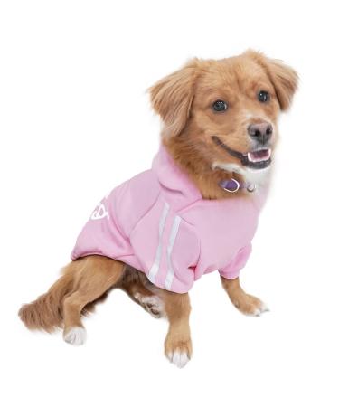 Eastlion Dog Sweater Puppy T-Shirt Warm Pullover Coat Pet Clothes Apparel Pink Size LL Pink