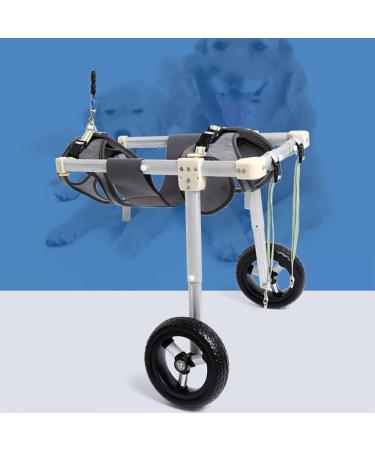 Adjustable Height Rear Leg Support Wheelchair Hind Leg Dog Wheelchair Pet Dog Rehabilitation Wheelchair Suitable for Adult Dogs (Size : XS) X-Small