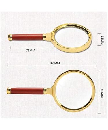 Magnifiers Magnifying Glass Super Clear 10x Reading Elderly Children Students Convenient Handheld Magnifying Glass Reading Aids - Buy Online on GoSupps.com