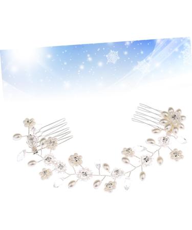Ipetboom Hair Accessories for Women Pearl Hair Barrettes Rhinestone Barrettes Rhinestone Headpiece Rhinestone Pearl Hair Comb Hair Accessory for Women Tiara Bride Wedding Hairpin - Buy Online on GoSupps.com