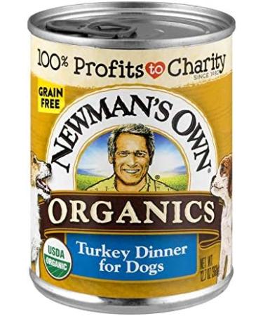Newman's Own Organics Turkey Dinner for Dogs - 12.7 oz (Pack of 12) | Natural Dog Food - Buy Online on GoSupps.com