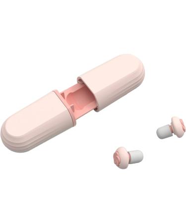Noise Cancelling Ear Plugs Reusable Ear Plugs with Silicone Sound Blocking for Travel (Pink) - Buy Online on GoSupps.com