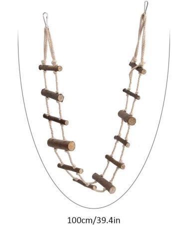 Pet Rope Ladder Climbing Toy for Hamsters, Birds, Rats - Swing Bridge for Small Animals and Parrots - Buy Online on GoSupps.com