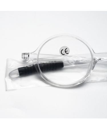 VEVESMUNDO Flexible Round Reading Glasses Set for Men & Women - 8 Pcs 2.0x Bendable Eyeglasses - Buy Online on GoSupps.com