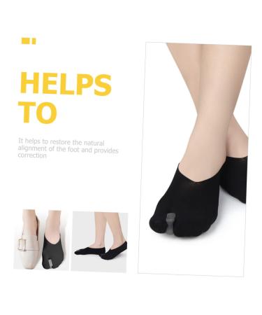 Healeved 5 Pairs Separator Boat Socks - Orthotic Foot Stretcher & Bunion Protector for Men & Women | Comfortable Polyester Fiber - Buy Online on GoSupps.com