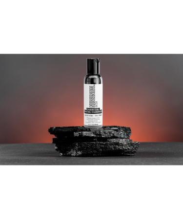 Nessential Skin Charcoal Facial Cleanser with Aloe Vera Tea Tree Vitamin E 2 oz Pore Purifying Face Wash Cleanse and Refresh - Buy Online on GoSupps.com