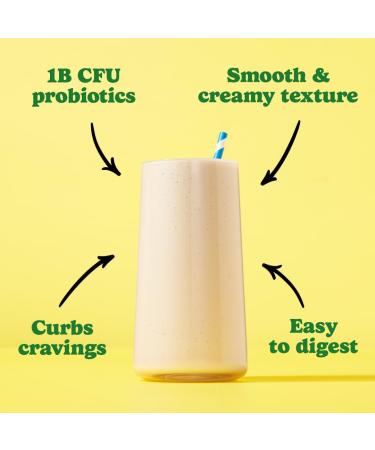 Good Protein Vegan Plant-based Protein Powder 100% Natural Non-GMO Dairy-free Gluten-free Soy-free No Added Sugar and Nothing Artificial. Bananas & Cream All-in-One Shake 880 grams Bananas & Cream 880 g - Buy Online on GoSupps.com