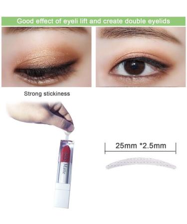 400pcsX2.5MM Eyelid Tape Natural Eye Stickers Portable Eyelid Correction Strips Self-Adhesive Double Eyelid Lift Strip for Droopy Hooded Mono-eyelids 400pcs Single-sided sticky Brown - Buy Online on GoSupps.com