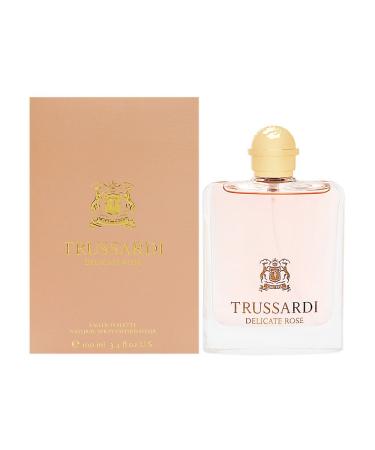 Trussardi | Delicate Rose | Eau de Toilette | Spray for Women | Floral Fresh Scent | 3.4 oz 100 ml (Pack of 1)