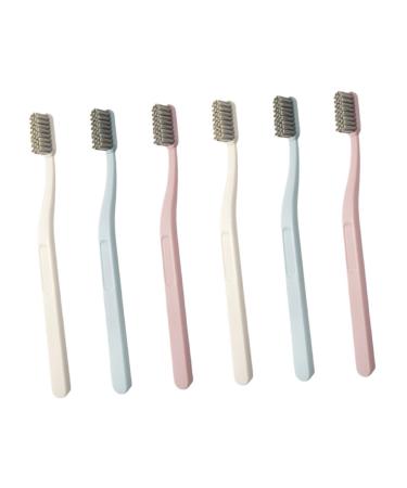 Sewoart 6th adult stiff brush plastic cleaner oral cleaning devices portable tools for dental care texture toothbrush remover detergent