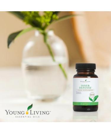 Young Living - Inner Defense 30 Softgels | Premium Essential Oil Daily Immune Support Supplement | Seasonal Wellness Aid | Immunity Boosting Liquid Capsules - Buy Online on GoSupps.com