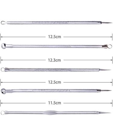 9 Stainless Steel Fittings Acne Blackheads Beads Acne Remover Needle Beauty Care Tool Face Anti-infective - Buy Online on GoSupps.com