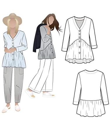 Style Arc Sewing Pattern - Jules Woven Tunic (Sizes 18-30)