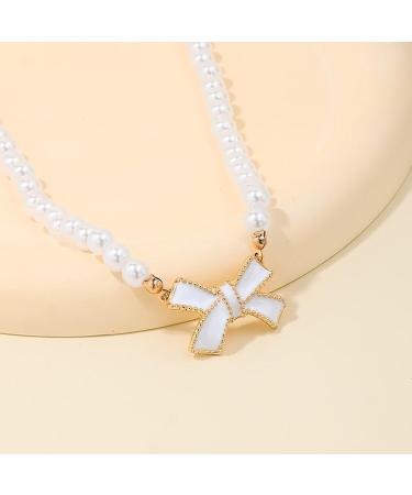 Southjieling Elegant Loop Trailer Necklace - Exquisite Jewelry with Art Beads Black Collarbone Chain for Women - Buy Online on GoSupps.com