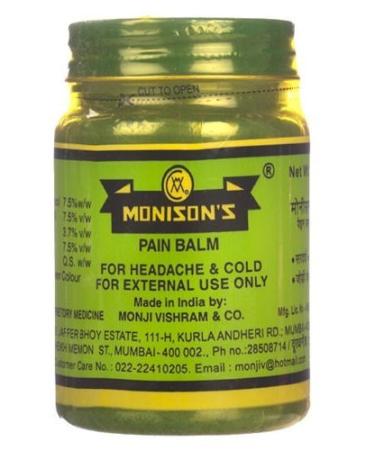 Monison's Usnyabni Monisons Ayurvedic Original Green Pain Balm 100G