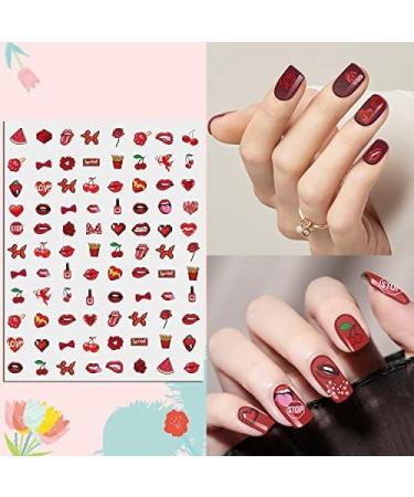 18 Sheets Nail Stickers for Nail Art Nail Decals Nail Wraps for Women Kids Girls Self-Adhesive Nail Sticker Decoration Nail File Nail Wipes Cuticle Stick S002-s004 18 Sheets - Buy Online on GoSupps.com