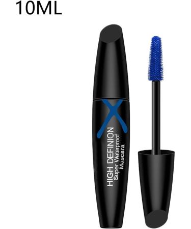 Blue mascara waterproof blue mascara for eyelashes volume brush waterproof Lengthening eyelash enhancer long lasting curl applicator volume building makeup for girls supplies - Buy Online on GoSupps.com