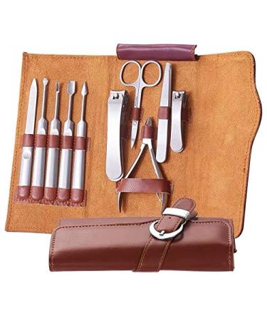 Nail Clippers Set 16 Pieces Professional Stainless Steel Nail Nail Clippers Set Nail Manicure Pedicure Tools for Utility Pedicure Tools for Feet (Color : 10 Pieces Silver)