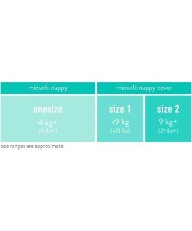 Bambino Mio Miosoft Two-Piece Nappy Starry Night Size 1 (<9kg) - Buy Online on GoSupps.com