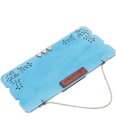 ABOOFAN Blank Hanging Wood Plaque Sign Halloween Body Parts Door Plaque House Number Wooden The Sign medium Blue - Buy Online on GoSupps.com