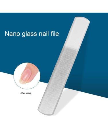 Manicure Fingernail Files Professional Glass Dead Skin Remover Nail File Buffer Polisher Manicure Tool Professional Nail Polish Art Salon ToolDeft Processed - Buy Online on GoSupps.com