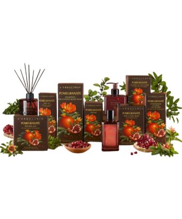 LErbolario Pomegranate Cleansing Gel for Face & Hands - 8.4 oz Unisex Cleanser | International Shipping - Buy Online on GoSupps.com