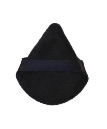 Triangle Powder Puff - 6 Black Cotton Sponges Reusable & Washable for Loose Powder Ideal for Dry & Wet Makeup - Buy Online on GoSupps.com