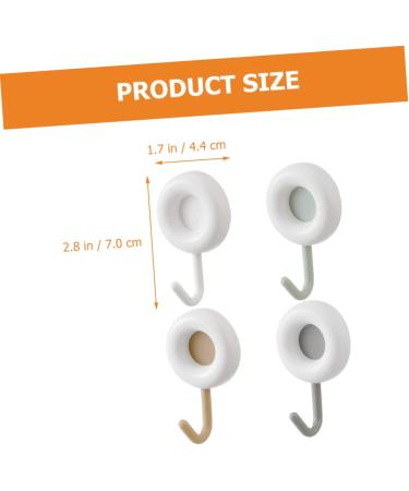 Cabilock Wall Hanging Wall Hooks for Hanging 12 pcs Punching Toilet Clothes Drill Hanger for Door Towel Home Hooks Mounted Bathroom Towel Hooks 7X4.4CMx3pcs Assorted Colorx3pcs - Buy Online on GoSupps.com