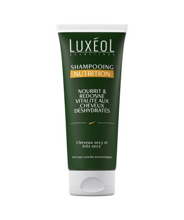 LUX OL - Nourishing Hair Shampoo - Softens Hair - Softness Vitality & Nutrition - Dry & Very Dry Hair Care - Made in France - 200ml