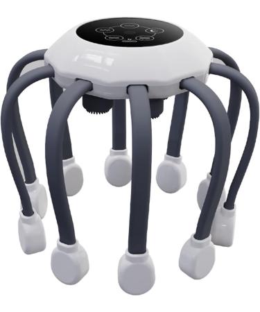 Allram Wireless Scalp Massager - 10 Vibration Contacts 5 Modes | Portable Head Massage for Stress Relief - Black - Buy Online on GoSupps.com