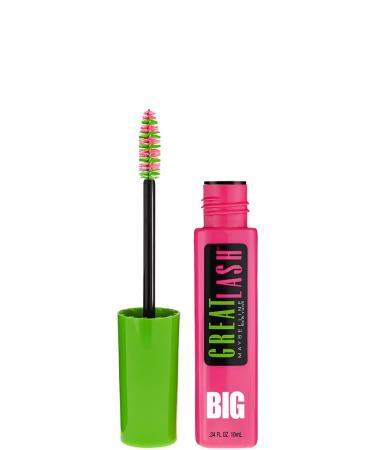 Maybelline Makeup Great Lash BIG Washable Mascara  Very Black Volumizing Mascara  0.34 fl oz - Buy Online on GoSupps.com