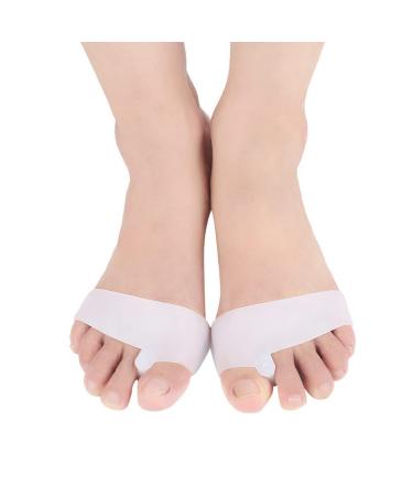 Healifty Pair of Forefoot Metatarsal Pads Ball of Foot Cushions Gel Pad Sleeve for Calluses Blisters and Forefoot Cushioning Prevention (White)