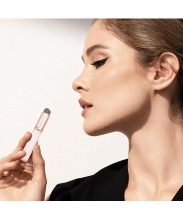 4 Pack Mini Concealer Lip Oil Brush - Angled Portable Makeup Brushes for Easy Lip Gloss & Lipstick Application | Travel-Friendly & Easy to Clean - Buy Online on GoSupps.com