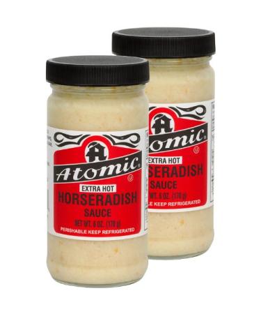 Atomic Horseradish - Extra Hot - "2 Pack" - 6 Oz Jars - 12 Ozs