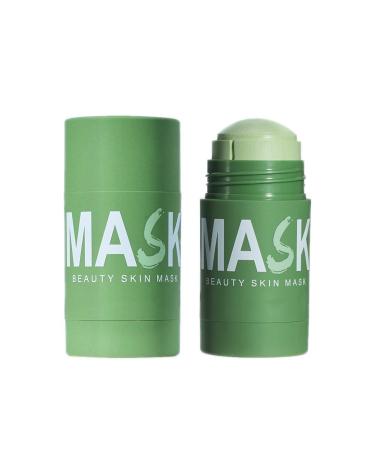 None Brand Green Tea Clay Face Mask Stick Moisturizing Oil Control Shrink Pores Remove Anti-Acne Solid Mask Facial Care Deep Cleaning Mud Mask Stick