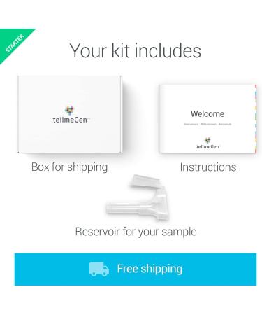 Genetic DNA Test Starter Kit - Ancestry, Traits, Fitness & Diets | 90+ Online Reports | Family Finder Sports Diet & Traits - Buy Online on GoSupps.com
