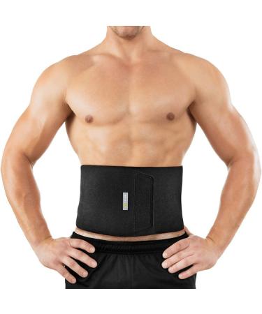 Bracoo Waist Trimmer Wrap - Sweat Sauna Slim Belly Belt for Men and Women | Abdominal Waist Trainer for Weight Loss & Core Stability | Metabolic Rate Booster | SE20 - Buy Online on GoSupps.com