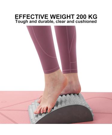 2-in-1 Back & Neck Stretcher Posture Corrector | Back Massage Support & Extension - Gray - Buy Online on GoSupps.com