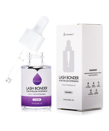 Eyelashes bonders lash bonder sealer for eyelash extension glue accelerator sealing eyelash binder accelerates the drying time of the adhesive. Extend the holding time 20 ml (lavender)