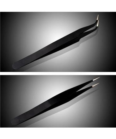 3 set Stainless Steel Women Nail Art Tweezers Clamping Tools Universal Simple Rhinestone Picker Picking Tweezer Manicure Accessory 3 Set Multicolour  - Buy Online on GoSupps.com