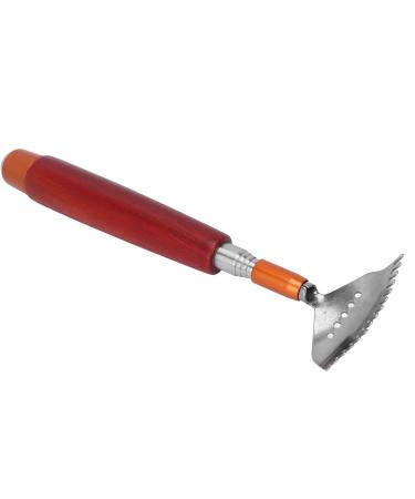 Verdant Touch Back Scratcher Telescopic Back Scratcher with Stainless Steel Claw Roller Pearl Massager