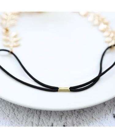 Yalice Elastic Leaf Headband - Gold Hair Accessory for Women & Girls - Buy Online on GoSupps.com